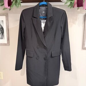 BNWT 7 for all mankind Double-Breasted Women's Blazer dress size XS